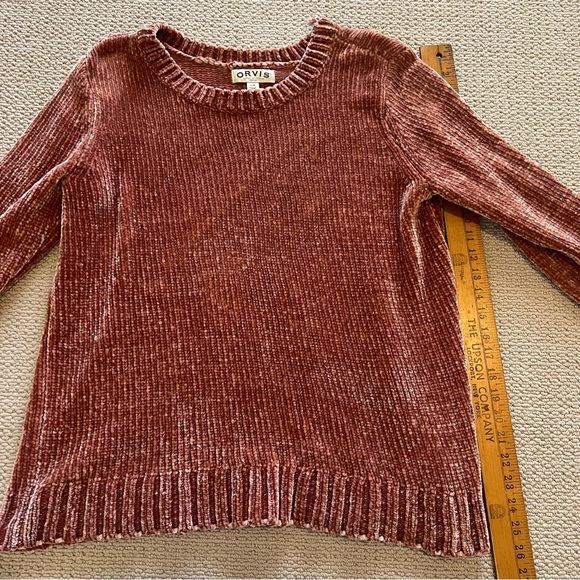 Orvis Women's Chenille Sweater - Dusty Pink - Large - Picture 5 of 8